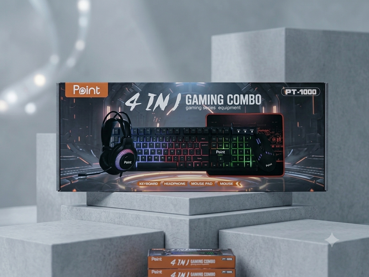 1789056422192 Point 4 IN 1 Gaming Combo PT-1000 - الصورة 1