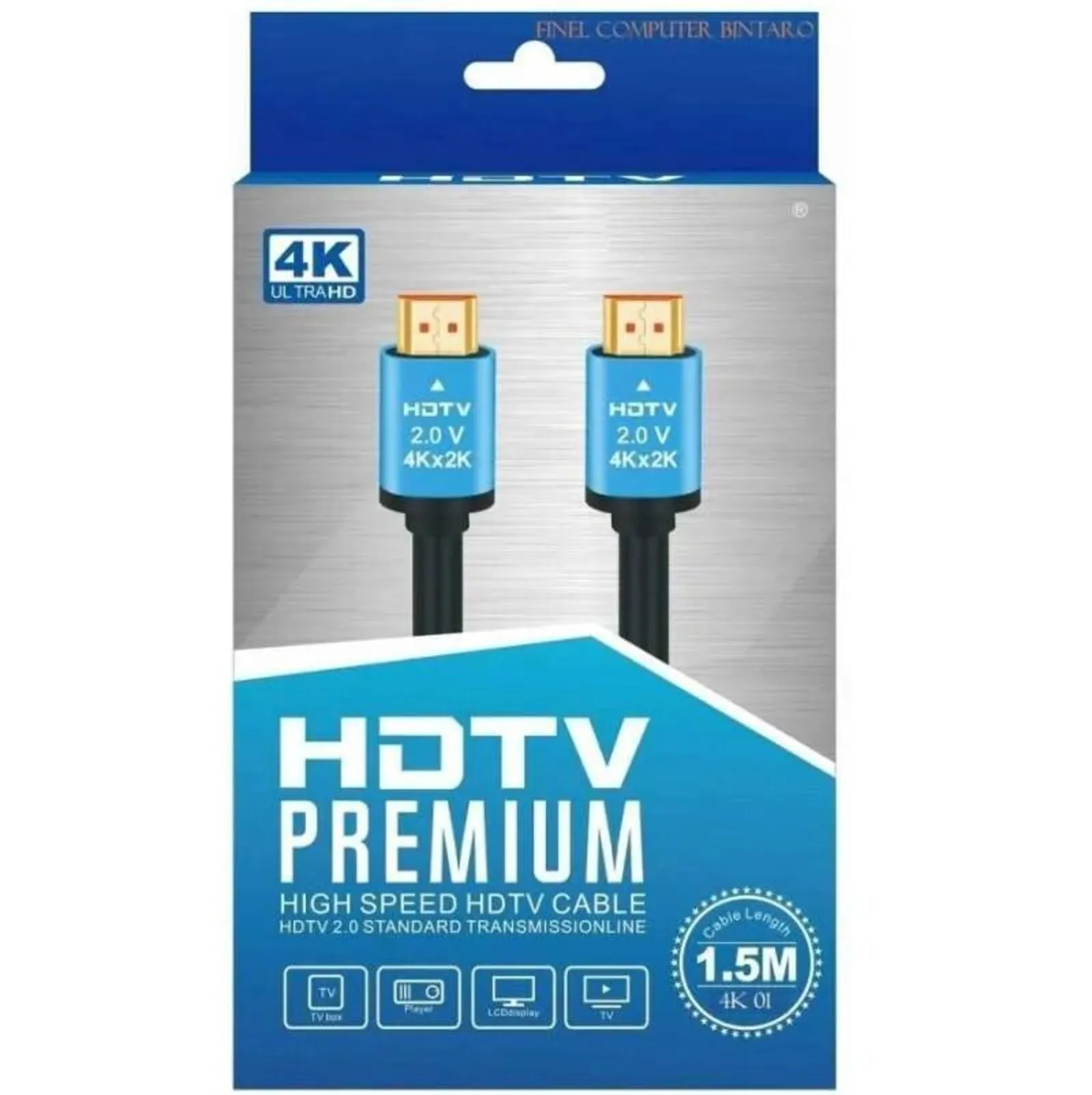 no-brand_m-tech-kabel-hdmi-1-5meter-4k-ultra-hd-premium-v2-0_full01-1-1 كابل HD 4K 1.5m - الصورة 1