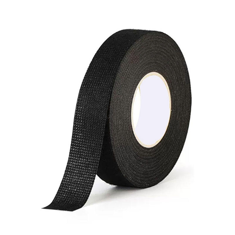 19mmx15m-Cloth-Polyester-Fleece-Wire-Harness-Tape-Polyester-Fabric-Electrical-Insulation-Wire-Tape شريط لحام حراري عالي التحمل - الصورة 1